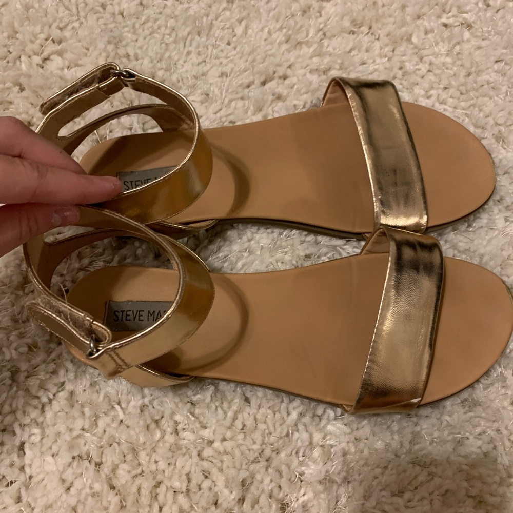Gold sandals